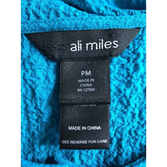 ALI MILES ROLLED SLEEVE TOP PETITE‎ MD - Picture 6 of 6